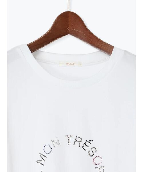 Te chichi tシャツ ラインストーンサークルロゴTシャツ