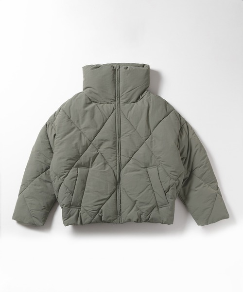 「me+em select」 ブルゾン MEDIUM ライトカーキ レディース_画像4