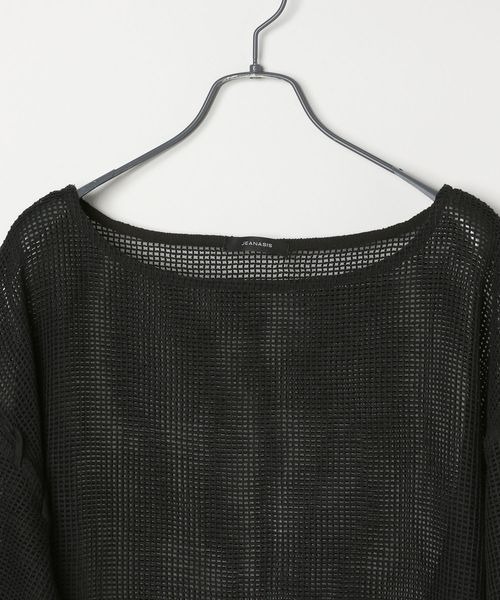ダメージステッチオーバースウェTEE JEANASIS ダメージステッチオーバースウェTEE JEANASIS