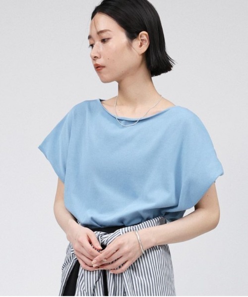 tシャツ コットンストレッチプルオーバー レディース