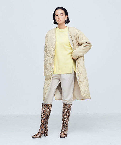 「TAION」 ダウンコート FREE ブラック レディース_画像2