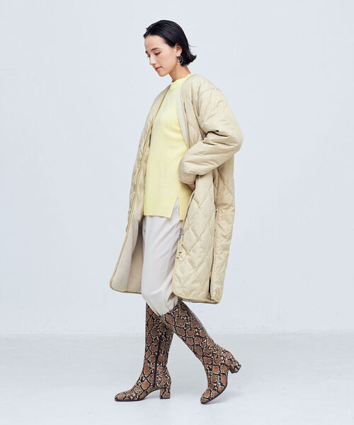 「TAION」 ダウンコート FREE ブラック レディース_画像3