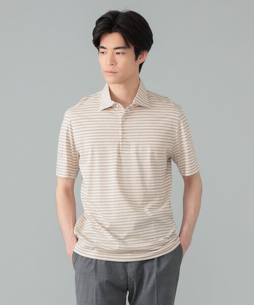 GAY ROVER ポロシャツ GUY ROVER ポロシャツ / ボーダー メンズ : ZOZOTOWN Yahoo!店