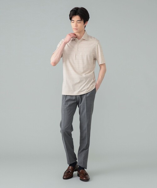 GAY ROVER ポロシャツ GUY ROVER ポロシャツ / ボーダー メンズ : ZOZOTOWN Yahoo!店