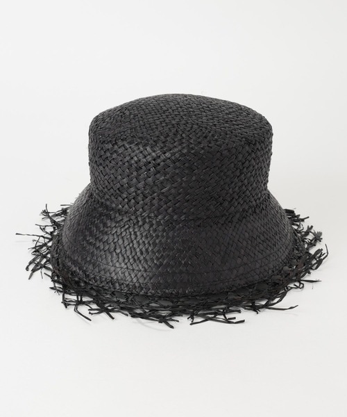 最終価格 FERRUCCIO VECCHI   WIDE BRIM ハット 黒 FERRUCCIO VECCHI】ガウチョハット（ハット）｜FERRUCCIO VECCHI
