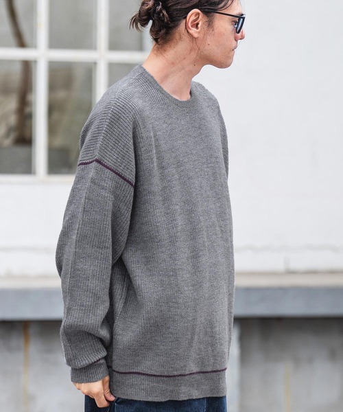 CAMBIO（カンビオ） 長袖ニット S グレー メンズ : ZOZOTOWN Yahoo!店