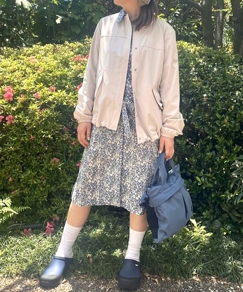 AIGLE（エーグル） シャツワンピース 花柄 フラワー リバティロング