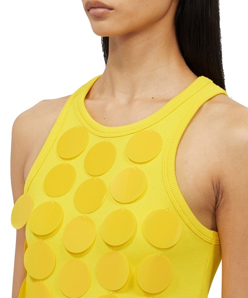 MSGM（エムエスジーエム） タンクトップ ノースリーブ MAXI 