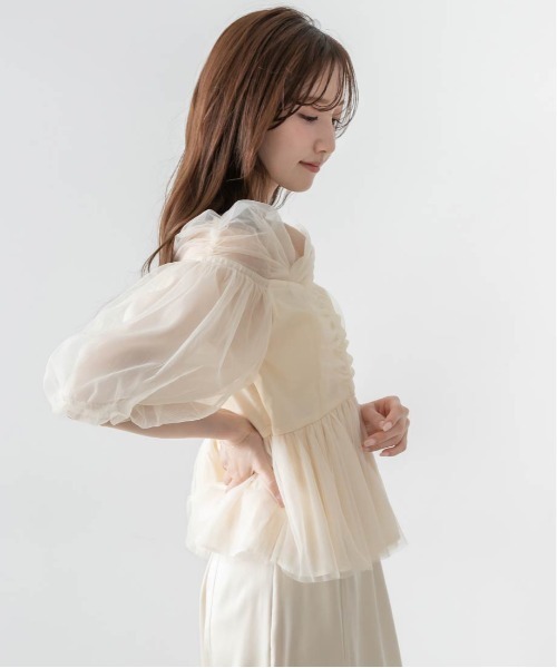 新品　RANDA オフショルダー　ブラウス ラッフルフリルオフショルダーブラウスRANDA公式サイト