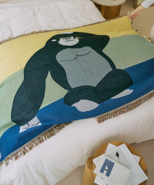 BIRTHDAY BAR（バースデイバー） ブランケット With Animals スロー