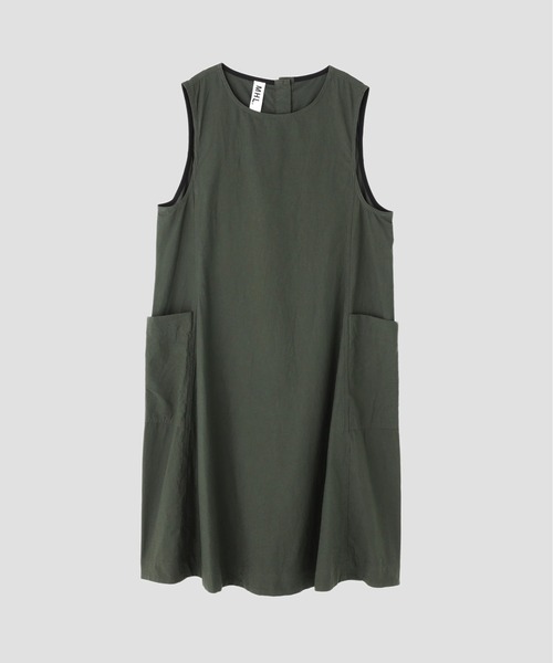 美品　MHL. COTTON END ON END プルオーバー ワンピース MHL./HIGHCOUNT COTTON END ON END OP (GREY)