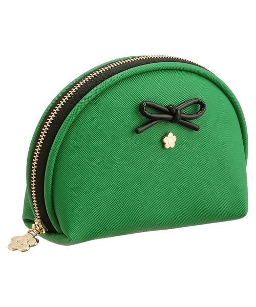 すぐ届く MARY QUANT* サフィアーノリボン ラウンドポーチ MARY QUANT ONLINE SHOP｜マリークヮントオンラインショップ
