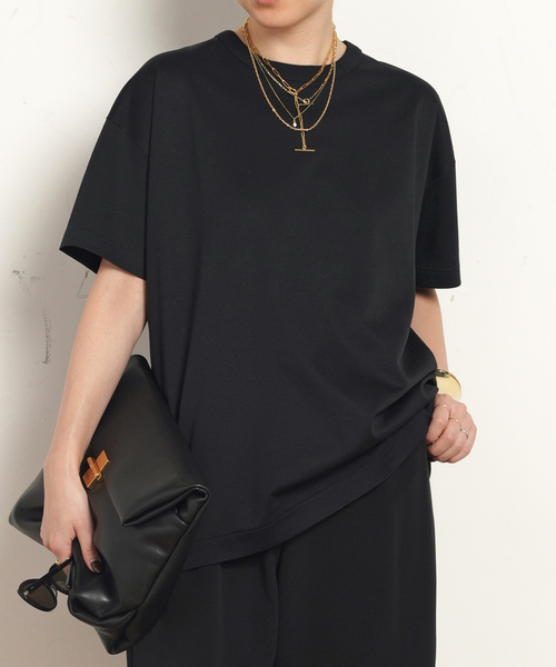 「AP STUDIO」 半袖Tシャツ FREE ブラック レディース