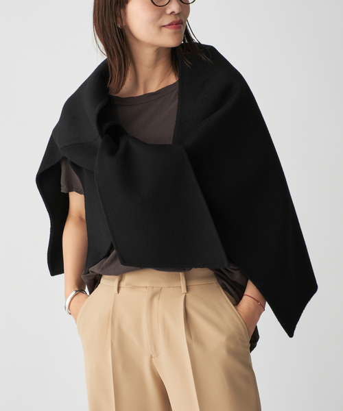 nnnnn2❁⃘*.゜regleam リバーストール キャメル VERMEIL par iena ストール マフラー woolリバー2WAYストール