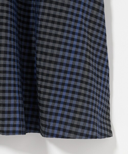 UNITED ARROWS ワンピース パフスリーブ チェック