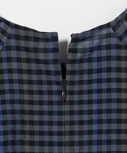 UNITED ARROWS ワンピース パフスリーブ チェック