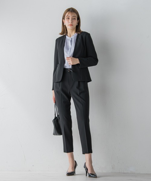 ketty　セットアップスーツ　黒　ストレッチ AOURE セットアップ 「EC LIMITED」ドビーストレッチスーツ