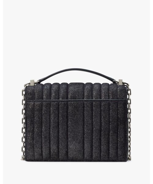 kate spade ハンドバッグ ショルダーバッグ　グリッター　黒 kate spade NEW YORK ショルダーバッグ バッグ デコ キルテッド