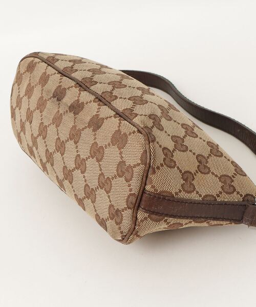 GUCCI GG アクセサリーポーチ　茶系 GUCCI 「GUCCI」 シェリーライン アクセサリーポーチ - ブラウン