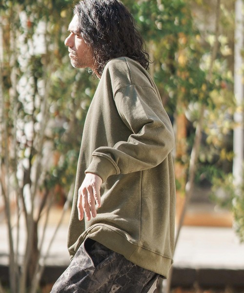 人気定番， 爆買い 「CAMBIO」 スウェットカットソー M ブラック メンズ