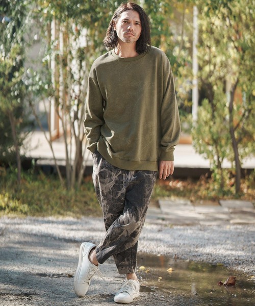 人気定番， 爆買い 「CAMBIO」 スウェットカットソー M ブラック メンズ