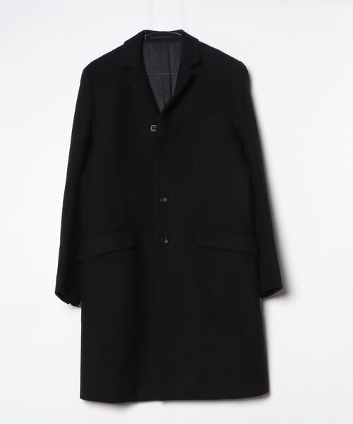 アタッチメント　カズユキクマガイ　黒　2　チェスターコート ATTACHMENT（アタッチメント） チェスターコート 2 ブラック メンズ