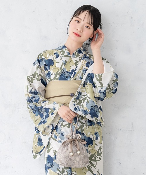 セール価格❗️新品新二部式 セパレート（おはしょり付）浴衣3点セットSOUBIEN SOUBIEN 浴衣 “初心者でもプロの着姿”新二部式 セパレート浴衣3