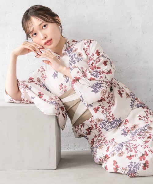 セール価格❗️新品新二部式 セパレート（おはしょり付）浴衣3点セットSOUBIEN SOUBIEN 浴衣 “初心者でもプロの着姿”新二部式 セパレート浴衣3