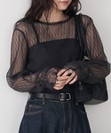 tシャツ 「forksy.」プリーツシアーシャ...の詳細画像4