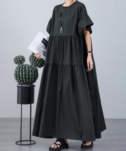 ワンピース 半袖 ティアードワンピース : ZOZOTOWN Yahoo!店 - 通販