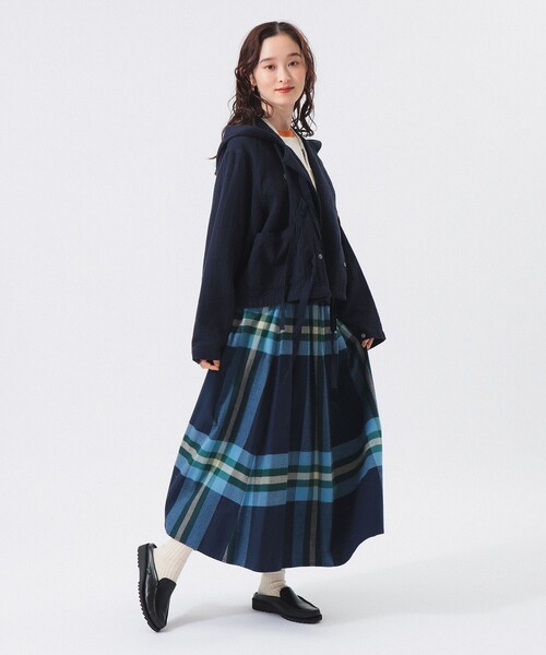 BEAMS BOY スカート ビッグ タータン : ZOZOTOWN Yahoo!店
