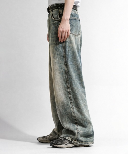 CALIFORNIA OUTFITTERS ワイドパンツ ジーンズ 7E8 ヴィンテージ風