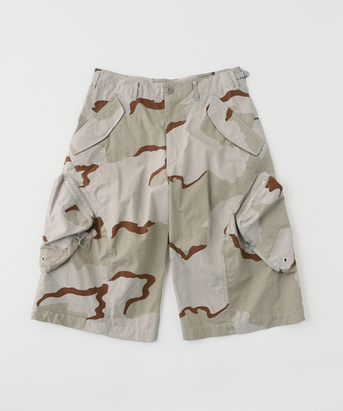 NVRFRGT 3D TWISTED CARGO SHORT PANTS カーキ NVRFRGT パンツ / ネヴァーフォーゲット 3D TWISTED CARGO