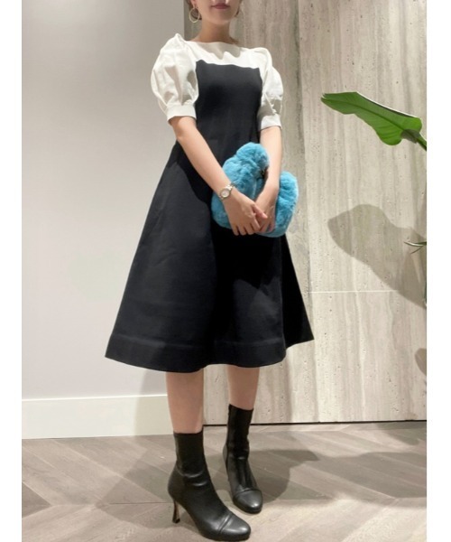 CELFORD（セルフォード） 半袖ワンピース 38 ブラック レディース