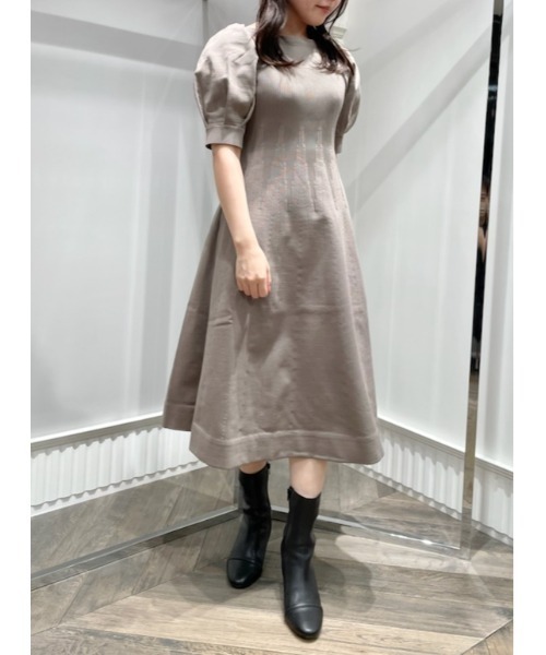 CELFORDブラック38 CELFORD（セルフォード） 半袖ワンピース 38 ブラック レディース