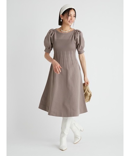 CELFORD（セルフォード） 半袖ワンピース 38 ブラック レディース