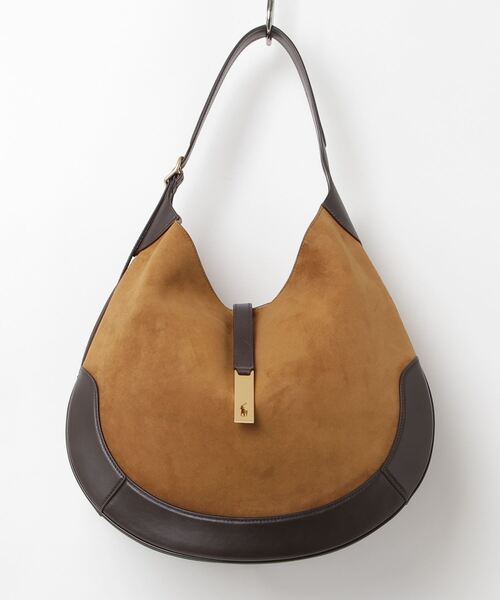 Ralph Lauren スエード ショルダーバッグ トートバッグ Ralph Lauren スエードショルダーバッグ Polo id