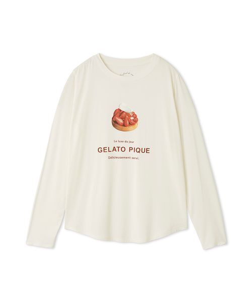 パジャマ ルームウェア スイーツワンポイントロンT レディース | gelato pique | 03