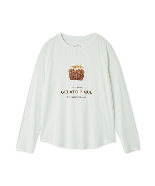 パジャマ ルームウェア スイーツワンポイントロンT レディース | gelato pique | 17