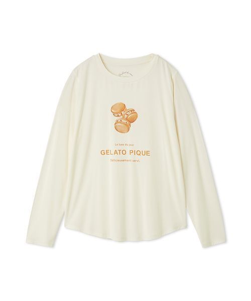 パジャマ ルームウェア スイーツワンポイントロンT レディース | gelato pique | 18