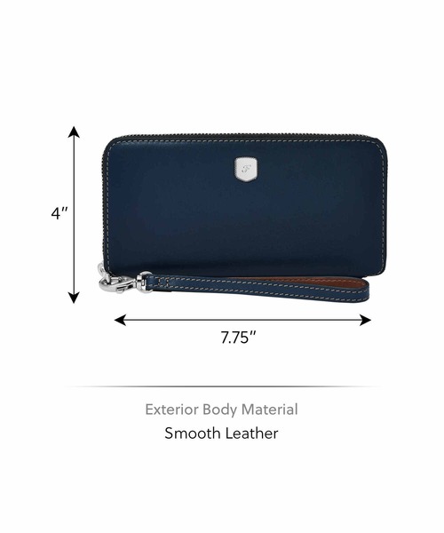 フォッシル財布（レディースファッション）（色：ブルー系