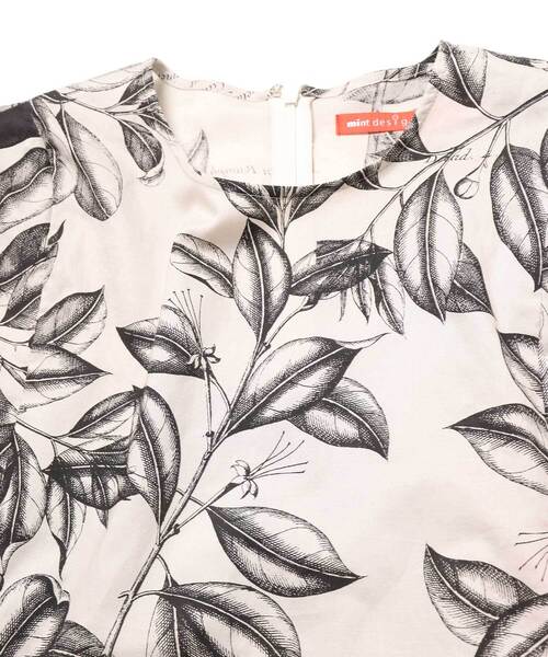 「mintdesigns」 半袖ブラウス 2 ブラック レディース_画像3
