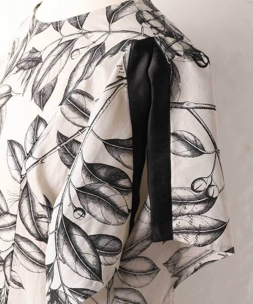 「mintdesigns」 半袖ブラウス 2 ブラック レディース_画像7