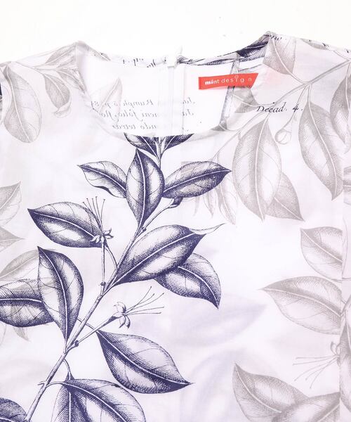 「mintdesigns」 半袖ブラウス 2 ブラック レディース_画像9