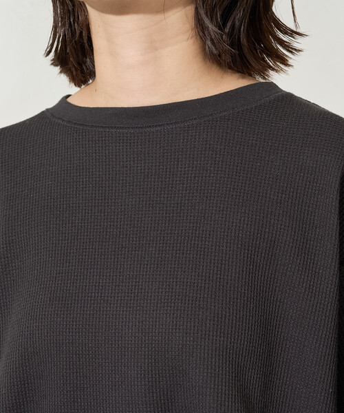 tシャツ 限定展開　チュール ドッキング ワッフル プルオーバー レディース | FREAK'S STORE | 10