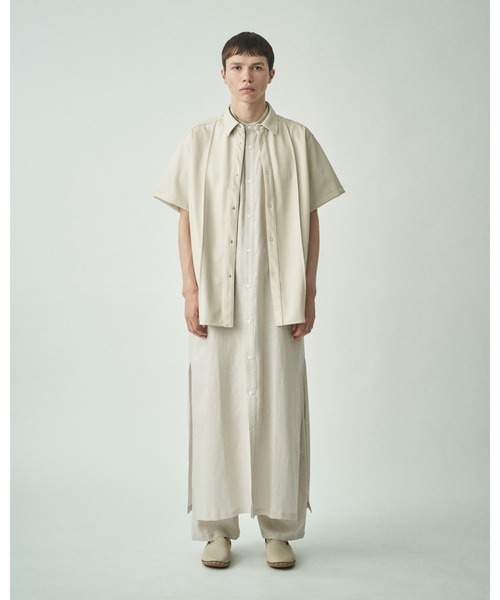 「Juha」 半袖シャツ 3 オフホワイト メンズ_画像6