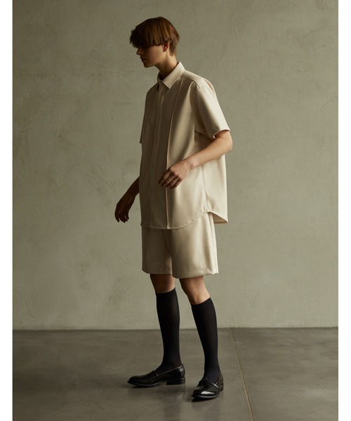 「Juha」 半袖シャツ 3 オフホワイト メンズ_画像9