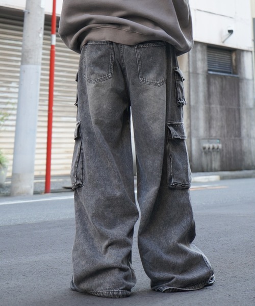 ジーンズ ヴィンテージメイク レトロライク Y2Kグランジ ケミカル加工