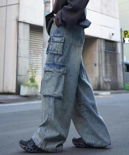 ジーンズ ヴィンテージメイク レトロライク Y2Kグランジ ケミカル加工