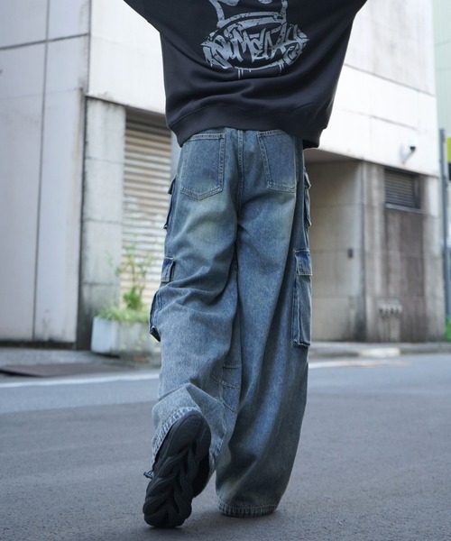 ジーンズ ヴィンテージメイク レトロライク Y2Kグランジ ケミカル加工